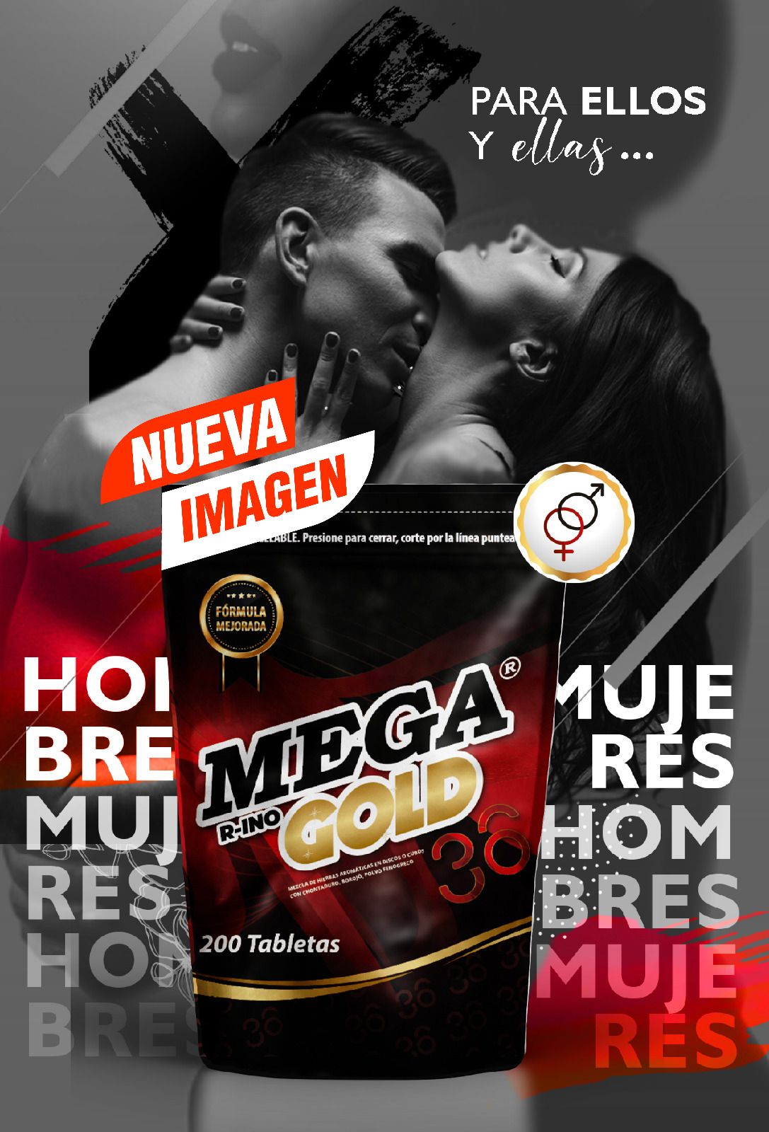 Mega Gold 36 – 10X Extra Stamina Herbal Pills For Men – Natural Energy Supplement