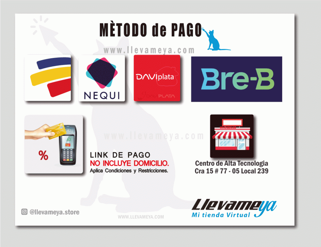 METODOS DE PAGO LLEVAMEYA S